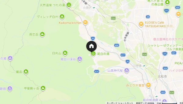 白州 貸別荘 地図